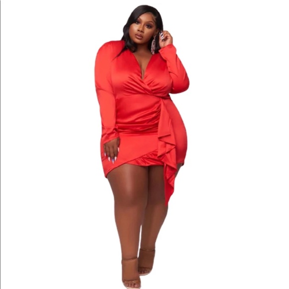 Red Luscious Dress - Picture 2 of 3